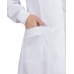 Халат женский с рельефами белый