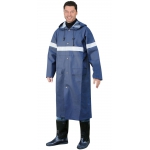 Плащ влагозащитный ВОЛГА с СОП (280 гр/м2) (тип Циклон) синий