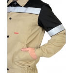 Костюм СИРИУС-ЛЕГИОНЕР куртка, п/к песочный с черным СОП 50мм