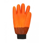 Перчатки утепленные Safeprotect ВИНТЕРЛЕ Оранж РП (ПВХ, утепл. х/б ткань с начесом)