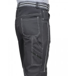 Брюки СИРИУС-ПРЕСТИЖ мужские летние темно-серые, кант СВ