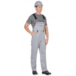 Костюм СИРИУС-ПРАКТИК куртка, п/к св. серый с черным