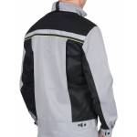 Костюм СИРИУС-ПРАКТИК куртка, п/к св. серый с черным