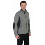 Куртка флисовая СИРИУС-АКТИВ серая отделка черная