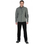 Куртка флисовая СИРИУС-АКТИВ серая отделка черная