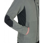 Куртка флисовая СИРИУС-АКТИВ серая отделка черная