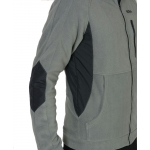 Куртка флисовая СИРИУС-АКТИВ серая отделка черная