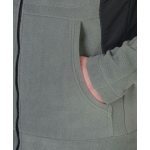 Куртка флисовая СИРИУС-АКТИВ серая отделка черная