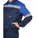 Костюм СИРИУС-ЛЕГИОНЕР куртка, п/к т.синий с васильковым СОП 50 мм