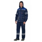 Костюм СИРИУС-ЛИДЕР куртка, п/к т.синий с васильком и молочным, СОП