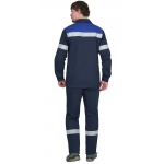 Костюм СИРИУС-СУРГУТ-РОСС куртка, п/к, антистат. МВО, синий с васильковым и СОП