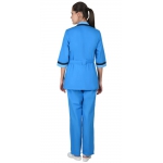 Костюм СИРИУС-ФЛОРА женский тёмно-голубой (СТ)