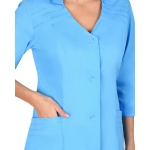 Халат СИРИУС-ЛИМА женский голубой