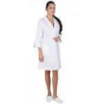 Халат СИРИУС-ЖАСМИН женский белый со светло-бирюзовым
