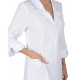 Халат СИРИУС-ЖАСМИН женский белый со светло-бирюзовым