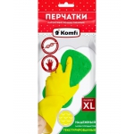 Перчатки хозяйственные латексные (без внутр.покрытия) р.S.M.L.XL.40 гр.(х240)