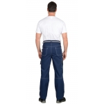 Брюки СИРИУС-ПРЕСТИЖ мужские летние синие, кант СВМ