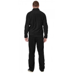 Куртка флисовая СИРИУС-АКТИВ черная с черной отделкой