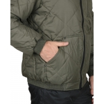 Куртка СИРИУС-ПРАГА-ЛЮКС короткая с капюшоном, оливковая