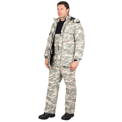 Костюм СИРИУС-МУСТАНГ зимний, куртка, п/комб. (тк.Рип-Стоп) КМФ Пустыня