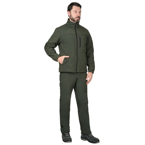 Куртка СИРИУС-АЗОВ хаки софтшелл пл 350 г/кв.м