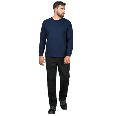 Толстовка темно-синяя  (футер 240 г/м2) (х40)