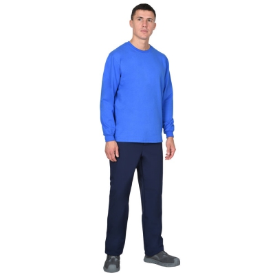 Толстовка васильковая (футер 240 г/м2) (х40)