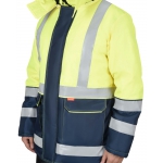 Куртка СИРИУС-ТЕРМИНАЛ синяя с лимонным и СОП