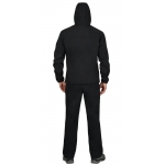 Костюм СИРИУС-АЗОВ с капюшоном черный софтшелл пл 350 г/кв.м