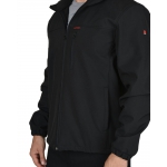 Костюм СИРИУС-АЗОВ с капюшоном черный софтшелл пл 350 г/кв.м