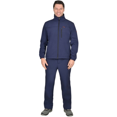 Костюм СИРИУС-АЗОВ синий софтшелл пл 350 г/кв.м