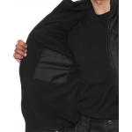 Куртка СИРИУС-ПРАГА-ЛЮКС короткая с капюшоном, черная