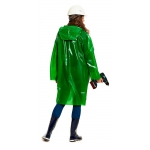 Плащ-дождевик СИРИУС-ПРОФИ на липучке ПВД 45 мкр. пропаянные швы, зеленый