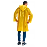 Плащ-дождевик СИРИУС-ЛЮКС на липучке ПВД 80 мкр. пропаянные швы, желтый
