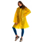 Плащ-дождевик СИРИУС-ЛЮКС на липучке ПВД 80 мкр. пропаянные швы, желтый