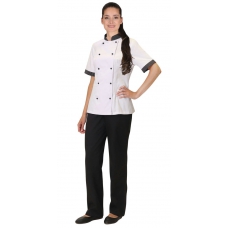 Китель СИРИУС-МИШЛЕН женский белый с отделкой