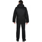 Куртка СИРИУС-БЕЗОПАСНОСТЬ зимняя удлиненная, черная