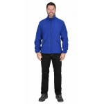 Куртка флисовая васильковая