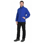 Куртка флисовая васильковая