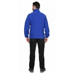 Куртка флисовая васильковая