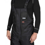 Полукомбинезон мужской зимний универсальный, черный, СОП 50мм