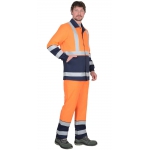 Куртка СИРИУС-ТЕРМИНАЛ-3-РОСС оранжевая с темно-синим