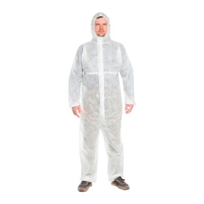 Комбинезон одноразовый спанбонд 60 гр/м2 белый (ЧЗ)