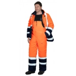 Костюм СИРИУС-МАГИСТРАЛЬ-3-РОСС куртка, п/к, синий с оранжевым и СОП