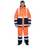 Костюм СИРИУС-МАГИСТРАЛЬ-3-РОСС куртка, п/к, синий с оранжевым и СОП