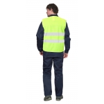 Жилет сигнальный SIRIUS класс 1, 2 СОП (трик.100 гр/м2) лимонный