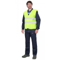 Жилет сигнальный SIRIUS класс 1, 2 СОП (трик.100 гр/м2) лимонный