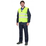 Жилет сигнальный SIRIUS класс 1, 2 СОП (трик.100 гр/м2) лимонный