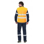 Жилет сигнальный SIRIUS класс 1, 2 СОП (трик.100 гр/м2) оранжевый