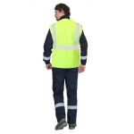 Жилет сигнальный SIRIUS класс 1, 3 СОП (трик.100 гр/м2) лимонный